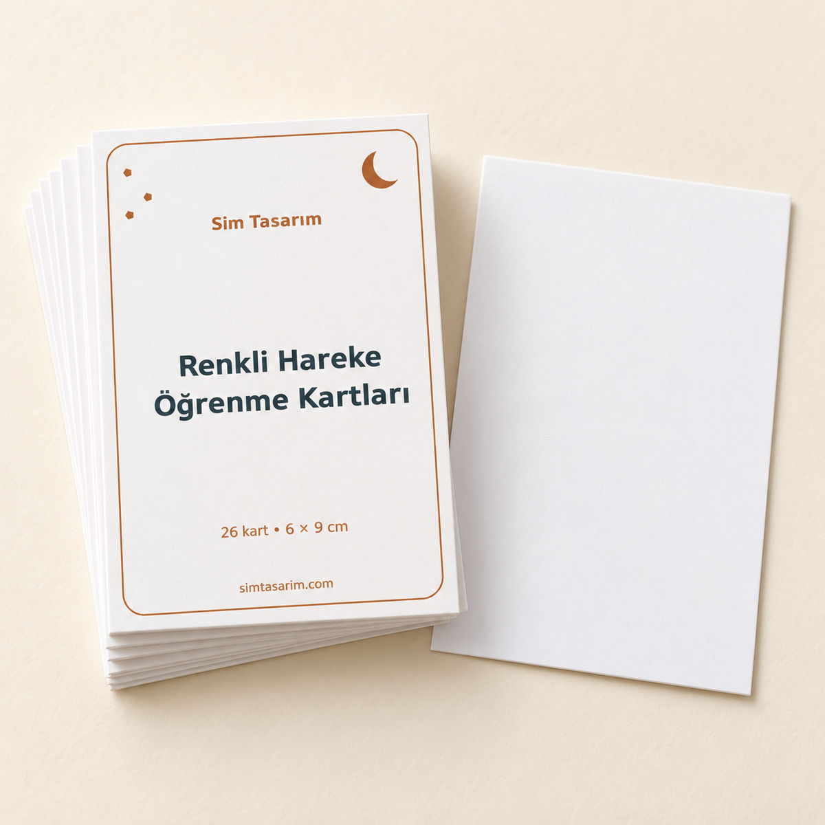 Renkli Hareke Öğrenme Kartları — ürün kapak görseli