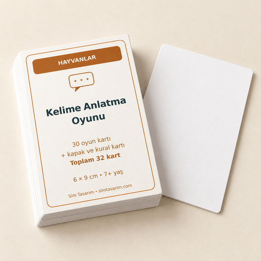Hayvanlar Kelime Anlatma Oyunu — kapak görseli