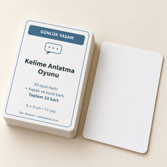 Günlük Yaşam Kelime Anlatma Oyunu — kapak görseli