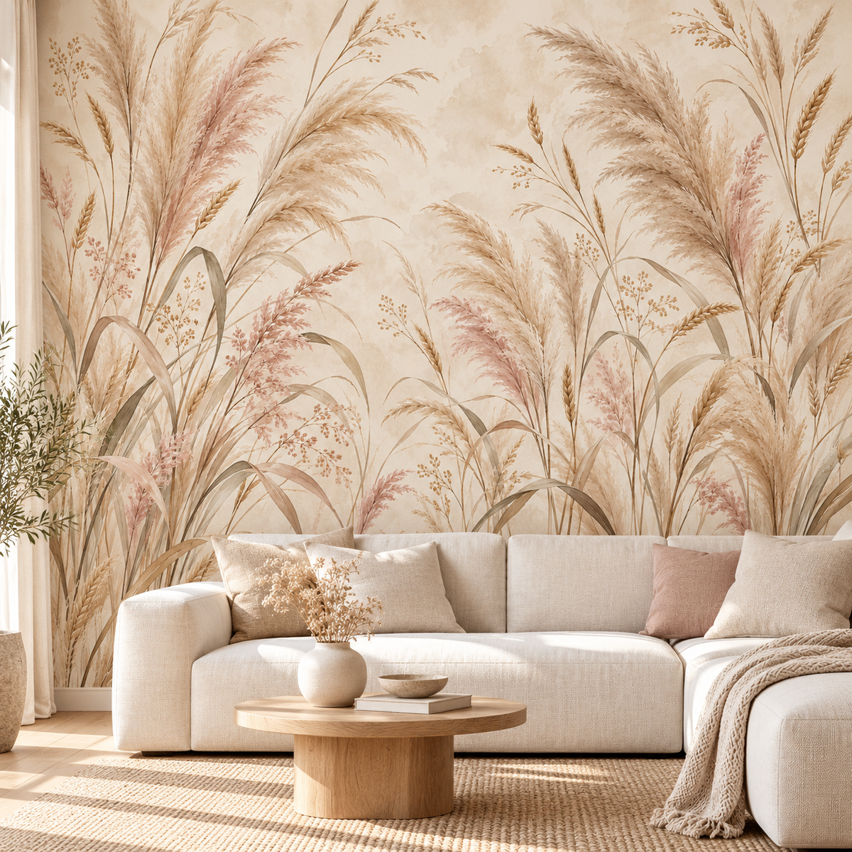 Pampas Rüyası Boho oda uygulama görseli