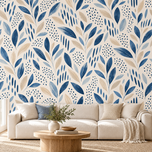 فرشاة Indigo Boho تتتبع تطبيق الغرفة بشكل مرئي