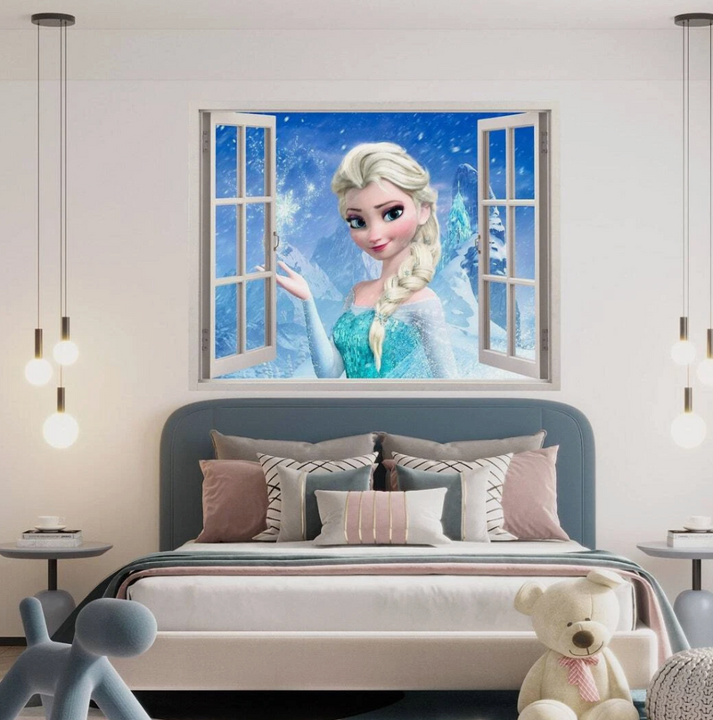 Elsa Karlar Ülkesi Duvar Sticker