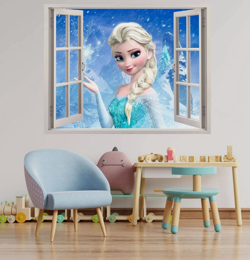 Elsa Karlar Ülkesi Duvar Sticker