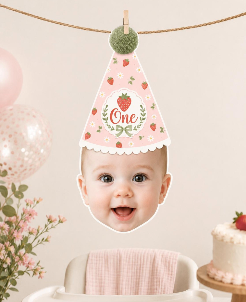 Ponponlu Çilek Temalı Fotoğraf Banner
