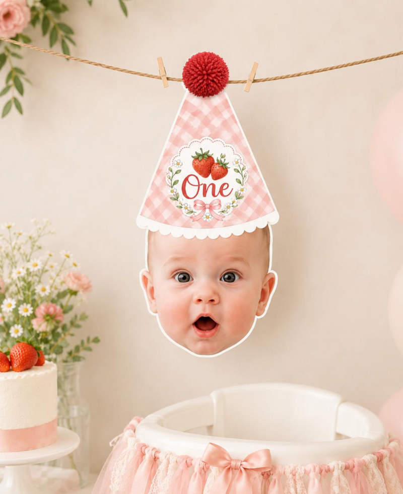 Ponponlu Çilek Temalı Fotoğraf Banner