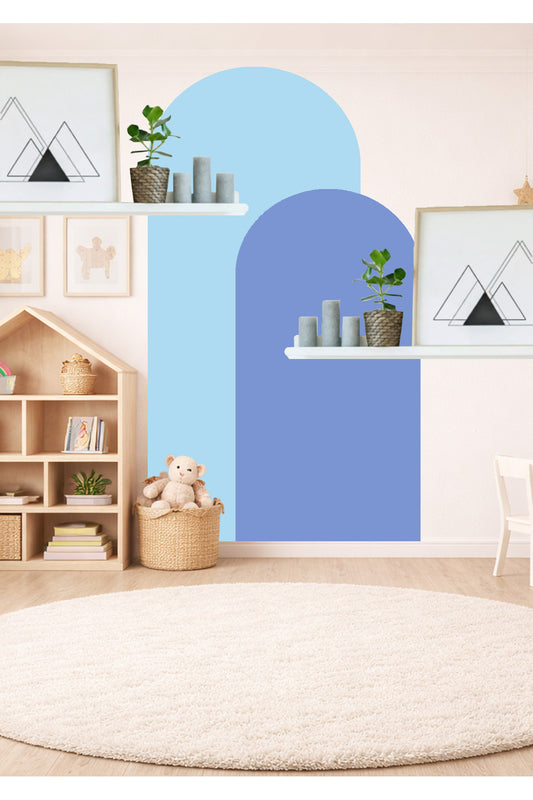 Bohem Oval 2’li Duvar Sticker - Renk-10
