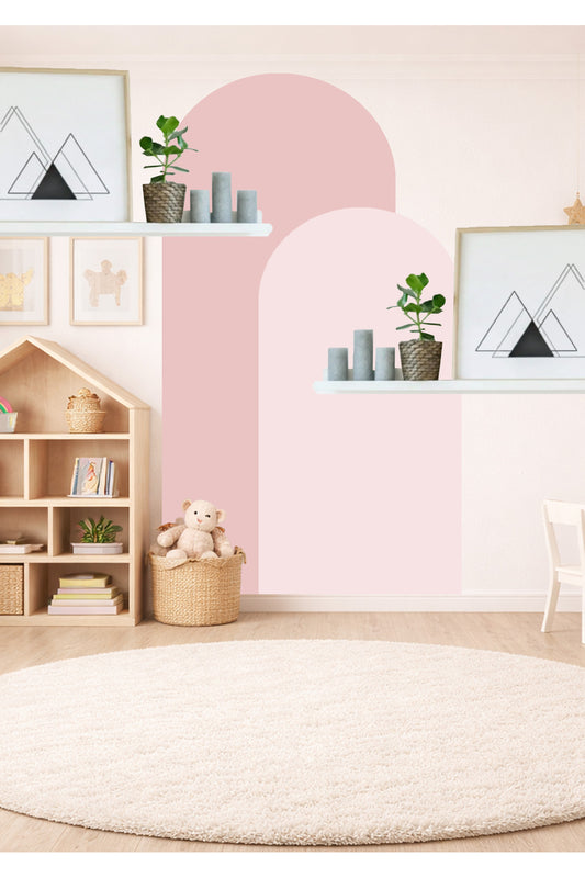 Bohem Oval 2’li Duvar Sticker - Renk-6
