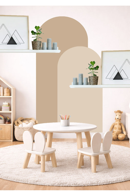 Bohem Oval 2’li Duvar Sticker - Renk-7