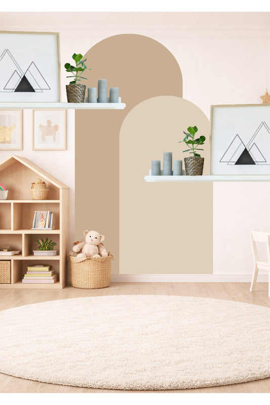 Bohem Oval 2’li Duvar Sticker - Renk-7