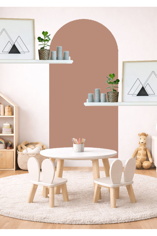 Bohem Oval Tekli Duvar Sticker Seti - Renk-6