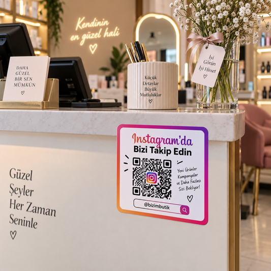 QR-1002 Instagram QR Sticker mockup