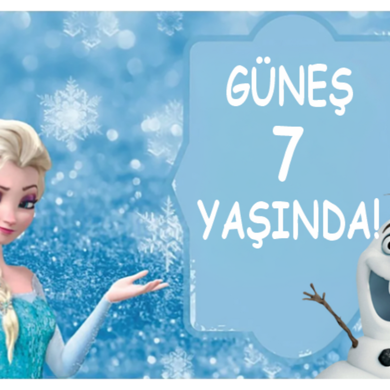 Özel Üretim Doğum Günü Branda Afişleri